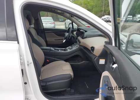 2023 Hyundai Santa Fe Hybrid Blue from USA, damaged, VIN 5NMS2DA18PH009010